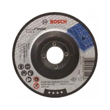 Bosch VÁGÓTÁRCSA HAJLÍTOTT FÉMHEZ 115x2,5MM, 2608600005