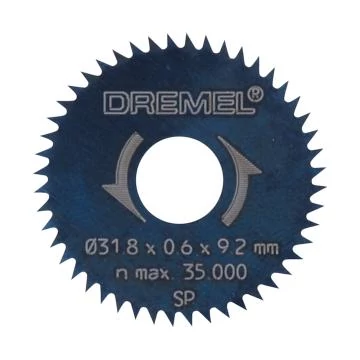 Dremel FŰRÉSZTÁRCSA 31,8mm, 2DB, 26150546JB