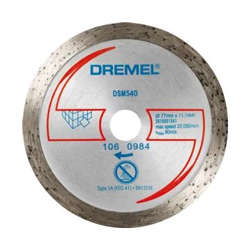 Dremel DSM540 DIAMOND TILE CUTTING WHEEL CARTON, 2615S540JB
