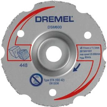 Dremel DSM600 MP FLUSH CUTTING WHEEL CARTON, 2615S600JB