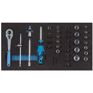 GEDORE Dugókulcs készlet 1/2" 37 részes CT modul (2308967)