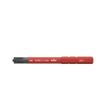 Wiha slimBit electric bit PlusMinus/Phillips SL/PH2 x 75 mm (34588)