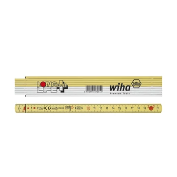 Wiha LongLife Plus szegmenses mérőléc 2m metrikus, 10 tagos 15 mm (27055)