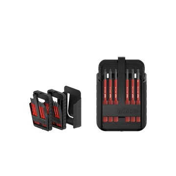 Wiha slimBit electric bitkészlet TORX®, TORX PLUS® 15 részes, beleértve a slimBit dobozokat és övtartókat (43161)