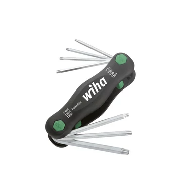 Wiha Multitool PocketStar® TORX®Tamper Resistant (lyukkal), 7 részes SB-verzió eurolyukas akasztóval (25164)