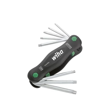 Wiha Multitool PocketStar® TORX® Tamper Resistant (lyukkal) 8 részes SB-verzió eurolyukas akasztóval (25166)