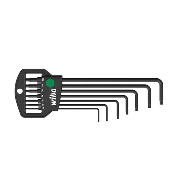 Wiha Imbuszkulcs készlet Classic tartóban TORX® MagicSpring 8 részes fekete oxidált (33753)