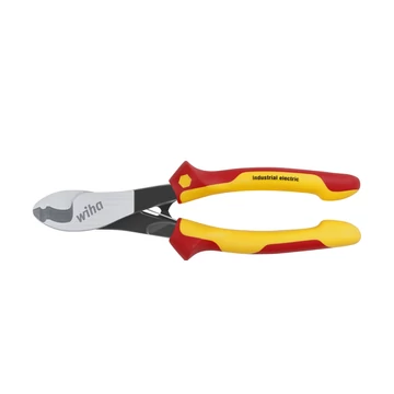 Wiha Industrial electric kábelvágó be- és kikapcsolható nyitórugóval 180 mm, 7" (43665)