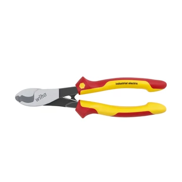 Wiha Industrial electric kábelvágó be- és kikapcsolható nyitórugóval 210 mm, 8 1/4" (43667)