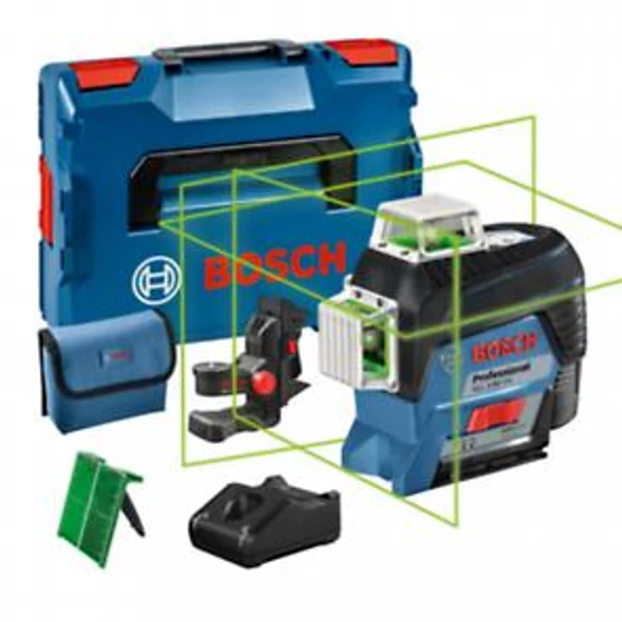 Bosch GLL 3-80 CG Vonallézer 1x2Ah L-Boxx, 0601063T00