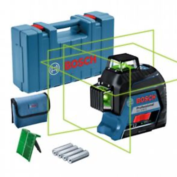 Bosch GLL 3-80 G Vonallézer kofferben, 0601063Y00