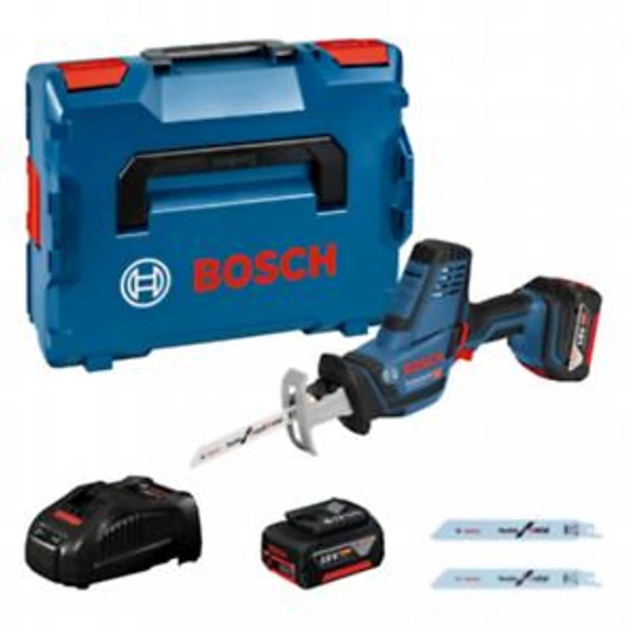 Bosch GSA 18V-LI C szablyafűrész 2x5Ah L-Boxx, 06016A5002
