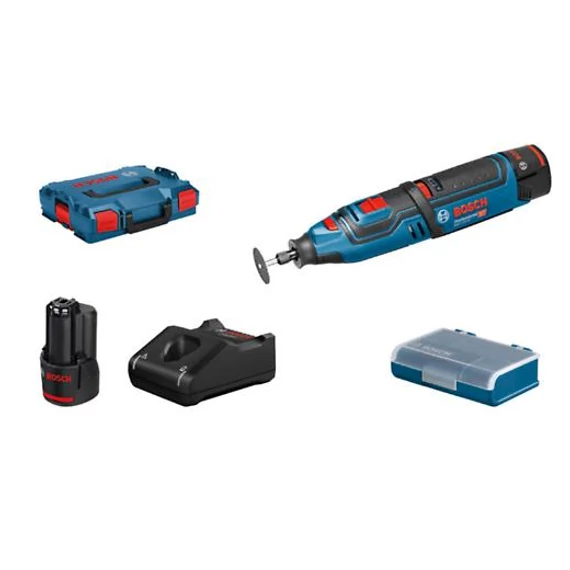 Bosch GRO 12V-35 forgószerszám 2x2Ah L-Boxx, 06019C5001