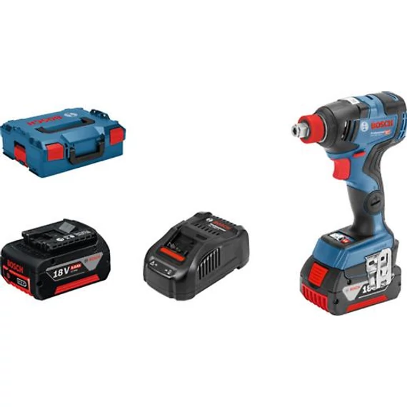 Bosch GDX 18V-200C Akkus ütvecsav 2x5Ah L-Boxx, 06019G4201