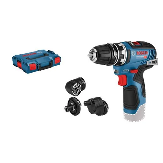 Bosch GSR 12V-35 FC solo 4 adapterrel L-Boxx, 06019H3003