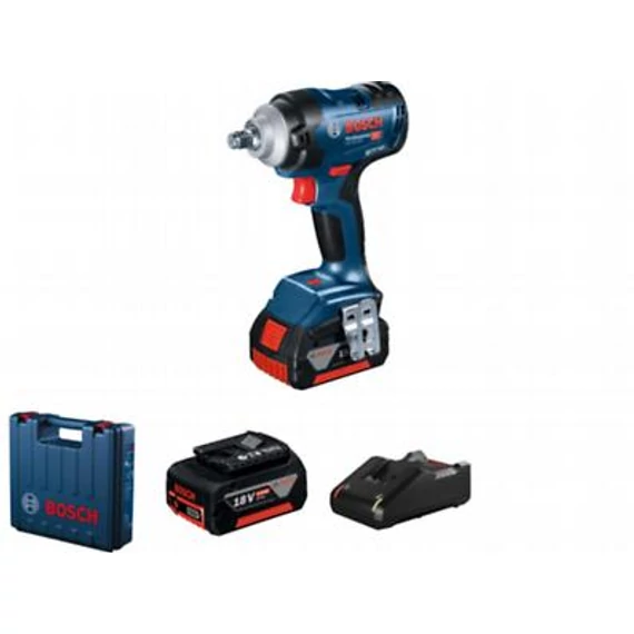 Bosch GDS 18V-400 Akkus ütvecsavarozó 2x5Ah, 06019K0020