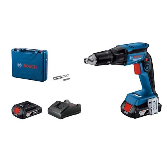 Bosch GTB 185-LI Akkus csav.beh. 2x2,0 Ah case, 06019K7020
