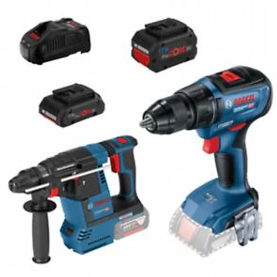 Bosch GSR 18V-50 + GBH 18V-26 1x 4,0 & 8,0 AH, 0615990N1X
