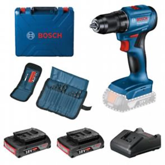 Bosch GSR 185-LI (2x 2,0 Ah + case), 0615990N25