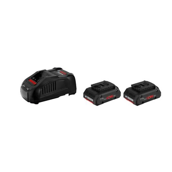 Bosch 2xProCORE 18V 4,0Ah Akku+GAL 1880 CV Töl, 1600A016GF