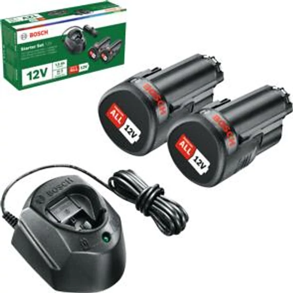 Bosch PBA 12V Akku szett (2x1.5Ah+GAL 1210 CV), 1600A01L3E