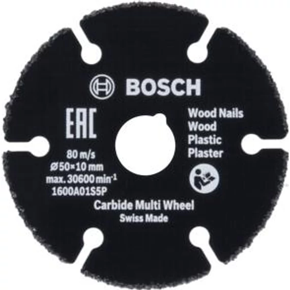 Bosch Karbid Multi vágótárcsa 50x10mm, 1600A01S5X