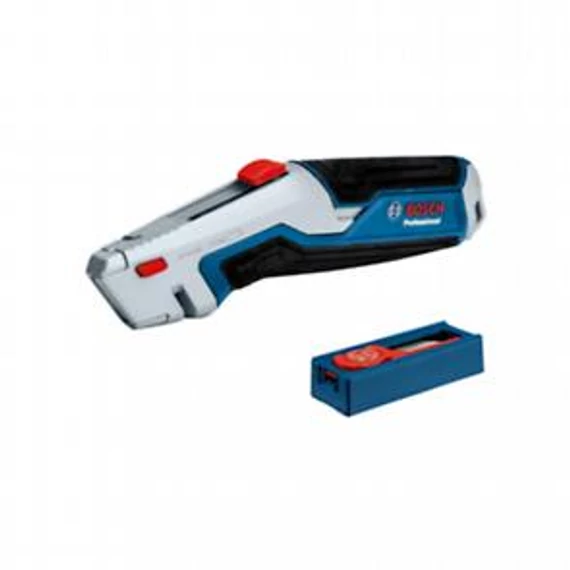 Bosch Visszahúzható pengéjű kés + pengekészlet, 1600A027M5
