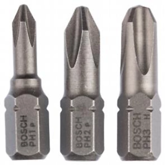 Bosch CSAVARBIT PH1/2/3 3DB, 2607001752