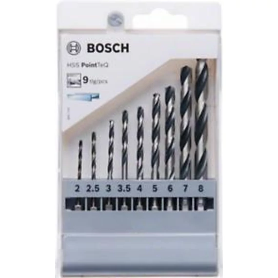 Bosch HSS PointTeQ HEX 9db-os készlet, 2607002826