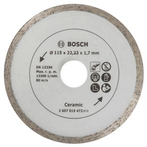 Bosch PL 115MM GYÉMÁNT VÁGÓKORONG KERÁMIA, 2607019472