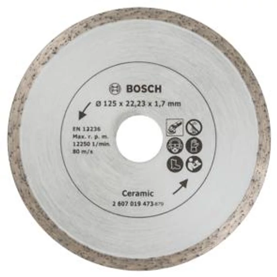 Bosch PL 125MM GYÉMÁNT VÁGÓKORONG KERÁMIA, 2607019473