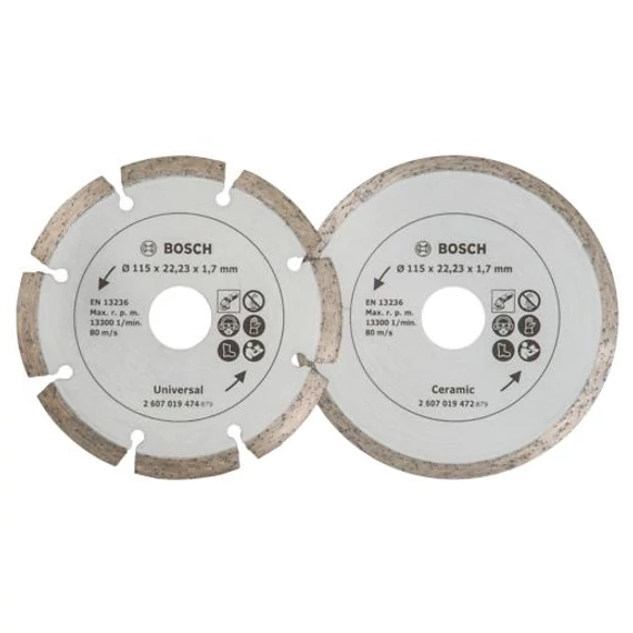 Bosch Prom 2 Stk.Dia-TS 115mm Baumat./Fliesen, 2607019478