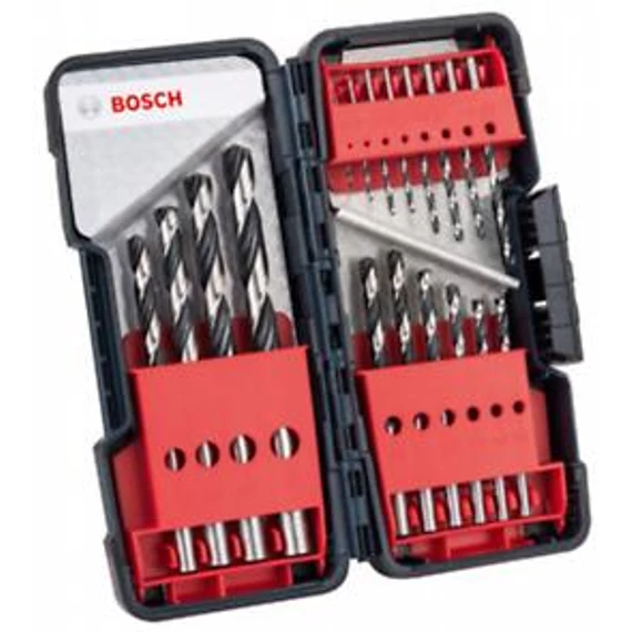 Bosch PointTeq HSS fúrószár 18db ToughBox kés, 2608577350