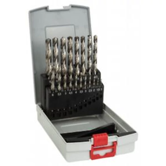 Bosch Fémfúró készlet 19 db,HSS-G,1-10mm, 135°, 2608587013