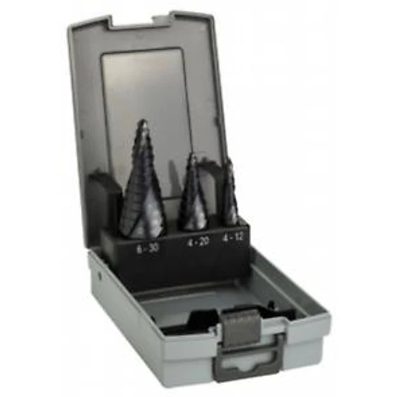Bosch HSS-AlTiN l.f. kszl,3db,4-12,4-20,6-30mm, 2608588069