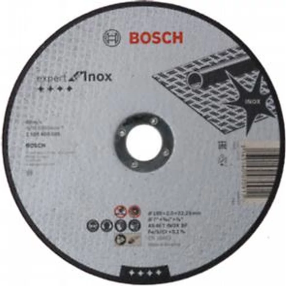 Bosch VÁGÓTÁRCSA RAPIDO EGYENES INOX 180X2MM, 2608600095