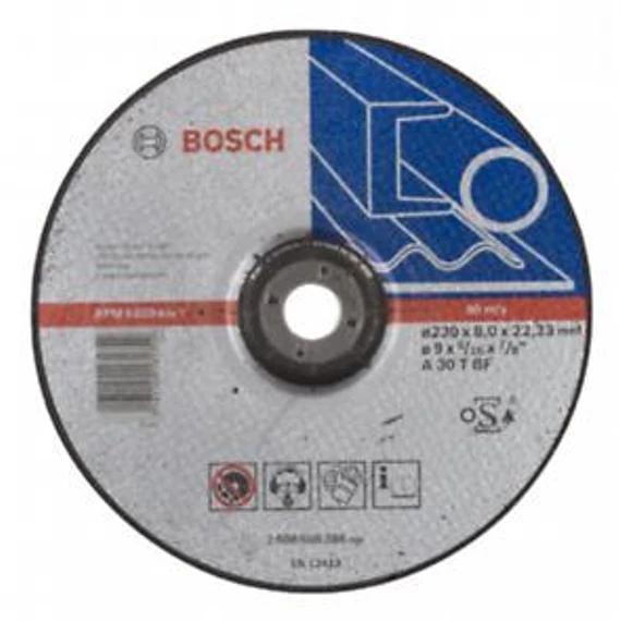 Bosch NAGYOLÓTÁRCSA 230x22.23x8.0 MM FÉMHEZ, 2608600386
