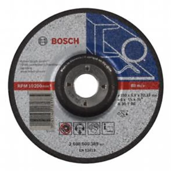 Bosch NAGYOLÓTÁRCSA 150x22.23x6.0 MM FÉMHEZ, 2608600389