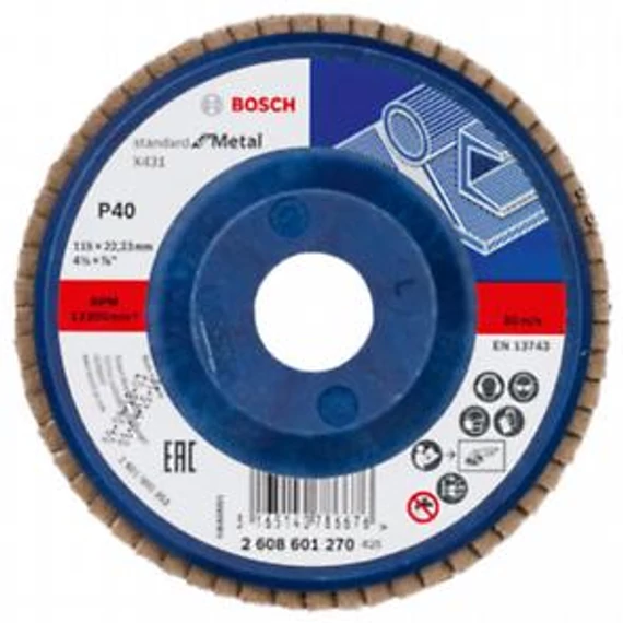 Bosch Legyezőtárcsa SfM,115mm,G40,1x, 2608601270