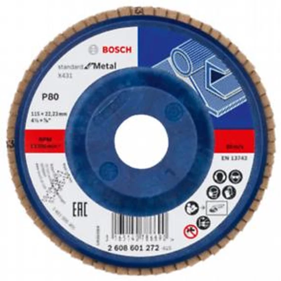 Bosch Legyezőtárcsa SfM,115mm,G80,1x, 2608601272