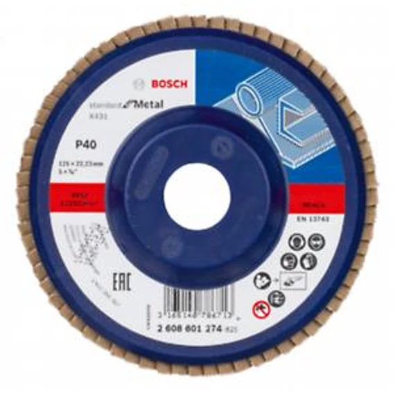 Bosch Legyezőtárcsa SfM,125mm,G40,1x, 2608601274