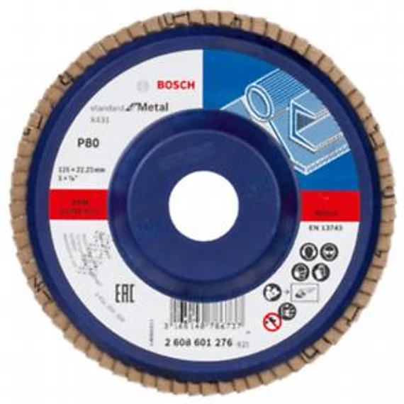 Bosch Legyezőtárcsa SfM,125mm,G80,1x, 2608601276