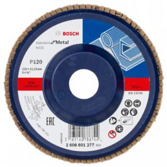 Bosch Legyezőtárcsa SfM,125mm,G120,1x, 2608601277