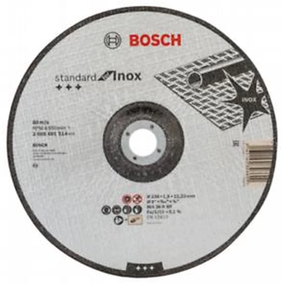 Bosch Darabolótárcsa Standard for INOX, 2608601514