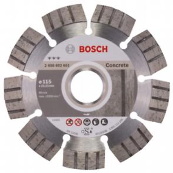 Bosch Best for Concrete gyémánttárcsa115-22,23, 2608602651