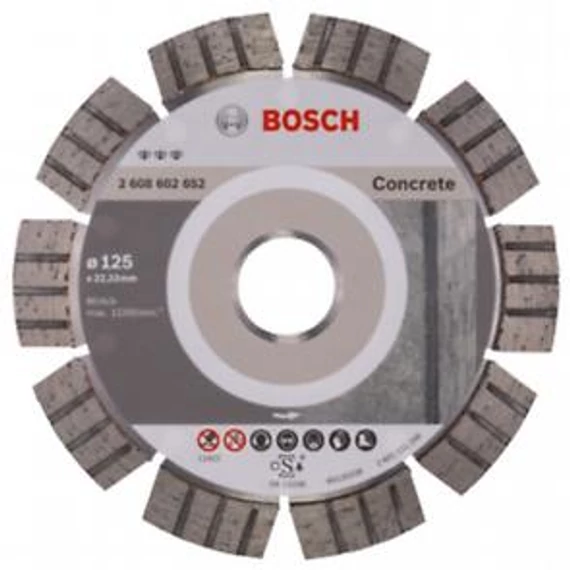Bosch Best for Concrete gyémánttárcsa125-22,23, 2608602652