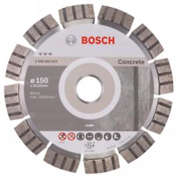 Bosch Best for Concrete gyémánttárcsa150-22,23, 2608602653