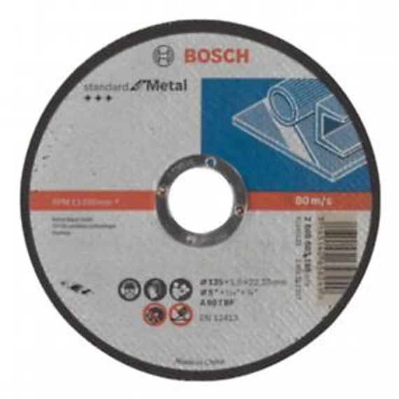 Bosch TS standard for, Metall 125x1,6 gera, 2608603165
