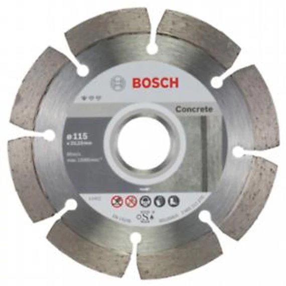 Bosch 10x Prof. for CONCRETE 115mm 22,23mm, 2608603239