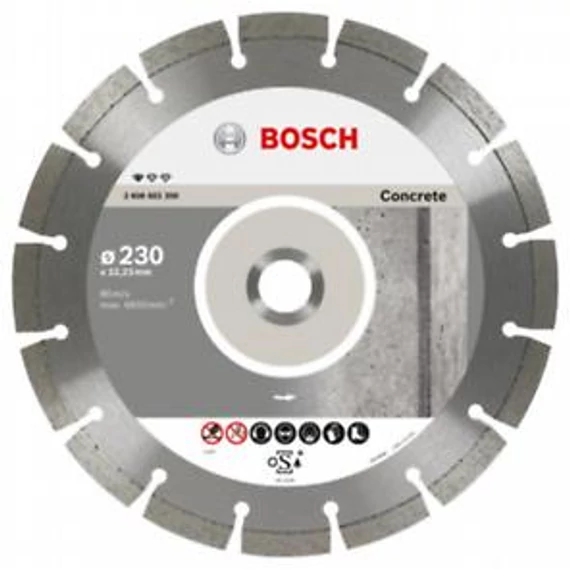 Bosch 10x Prof. for CONCRETE 230mm 22,23mm, 2608603243